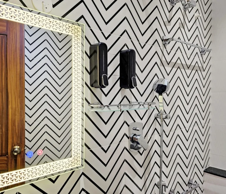 Room-302-–-Greek-Santorini-Blue-With-Coastal-Hammock-Vibe